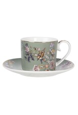 C&E Giftware & Lifestyle - Clayre & Eef Serviesset met Vogeltje en Bloemen