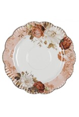 C&E Giftware & Lifestyle - Kop en Schotel Engelse Stijl Porselein - Set van 4