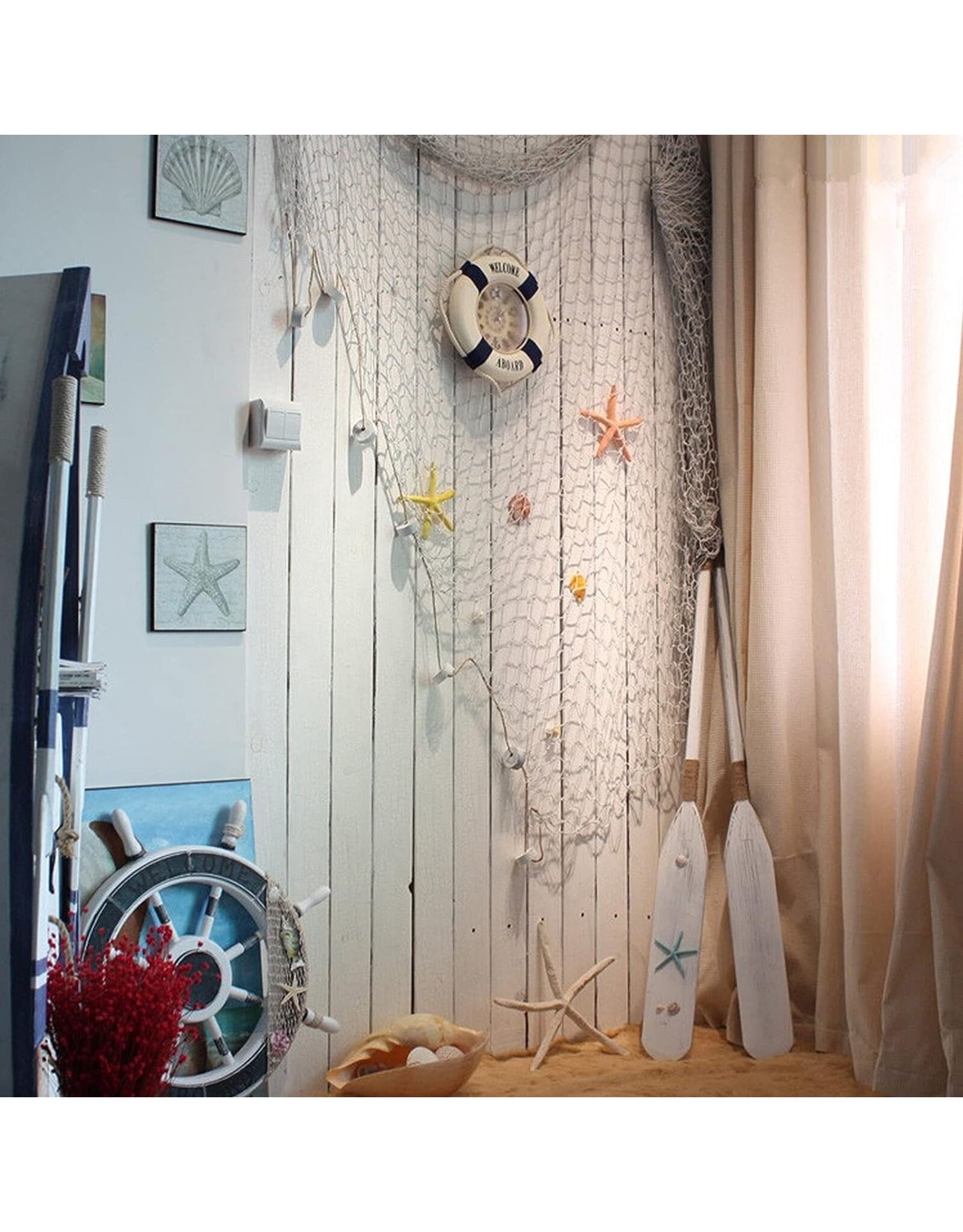 Trukado Miscellaneous - Decorative Fishing Net200cm x 400cm made of rope