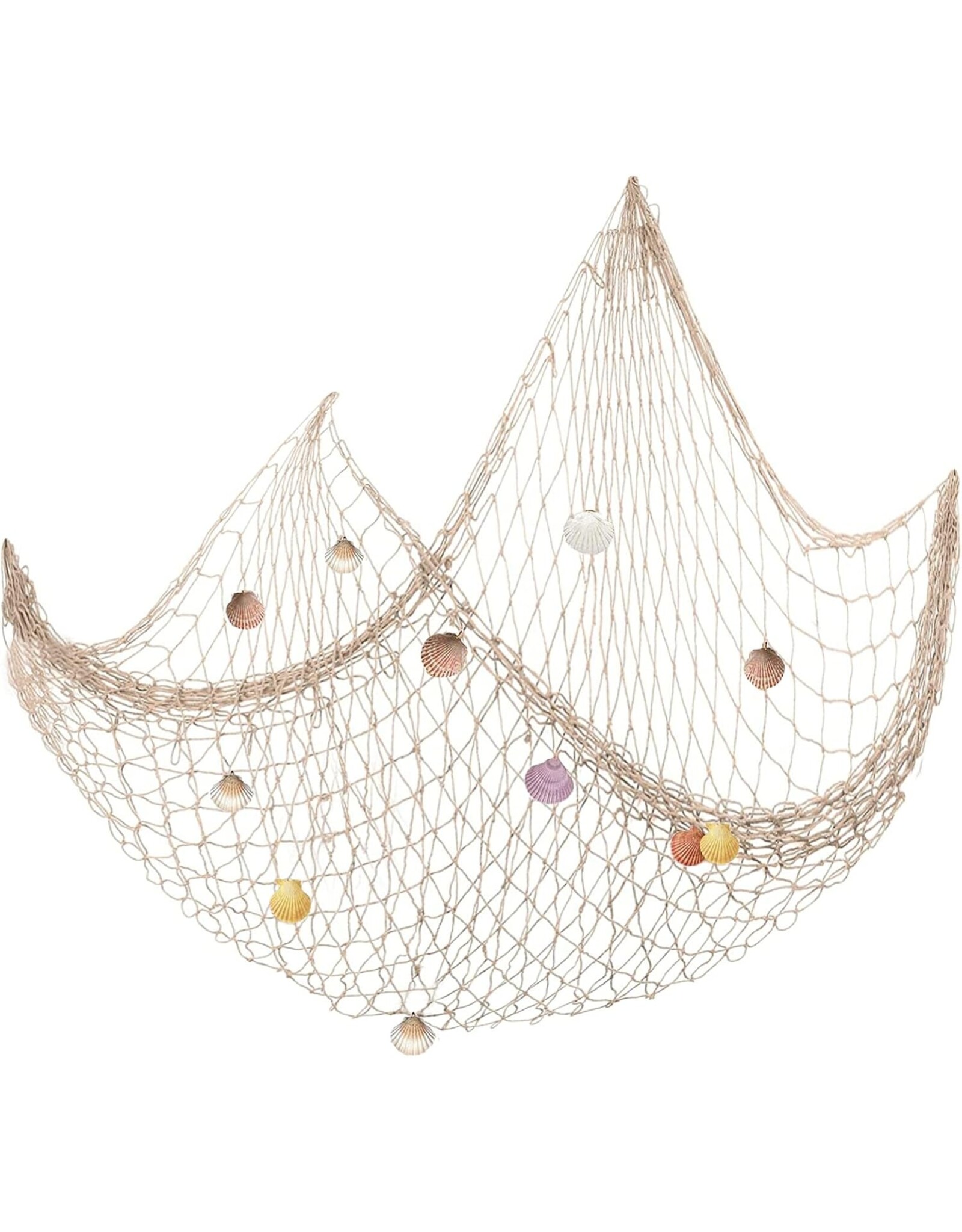 Trukado Miscellaneous - Decoratief Visnet 200cm x 400cm gemaakt van touw