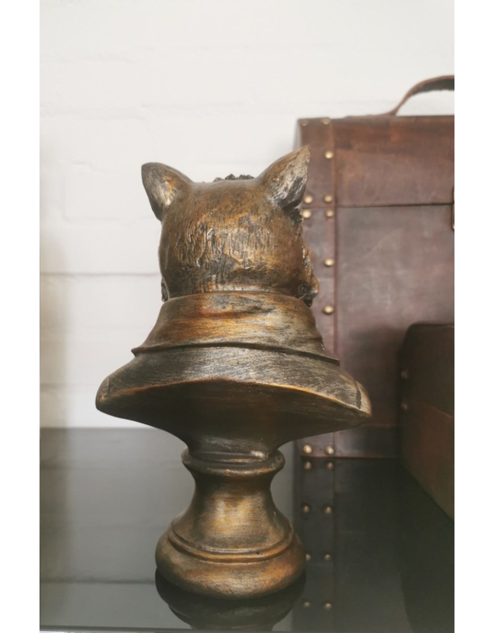 Trukado Giftware Figurines Collectables - Cat aristocrat statue 24cm (bust)