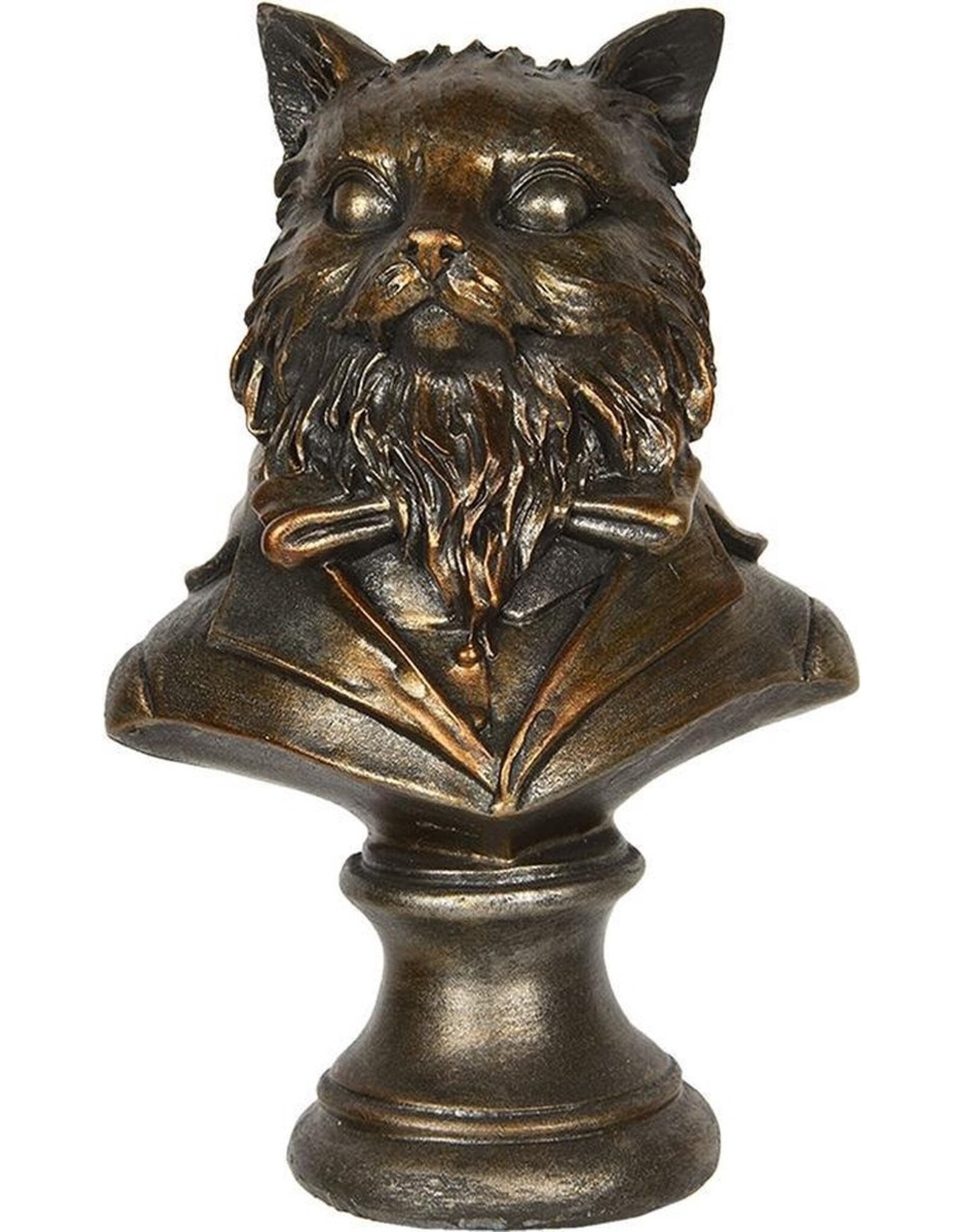 Trukado Giftware Beelden Collectables - Kat aristocraat beeld 24cm (buste)