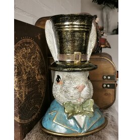 C&E Decorative Statue Rabbit with Top Hat Bust 29cm
