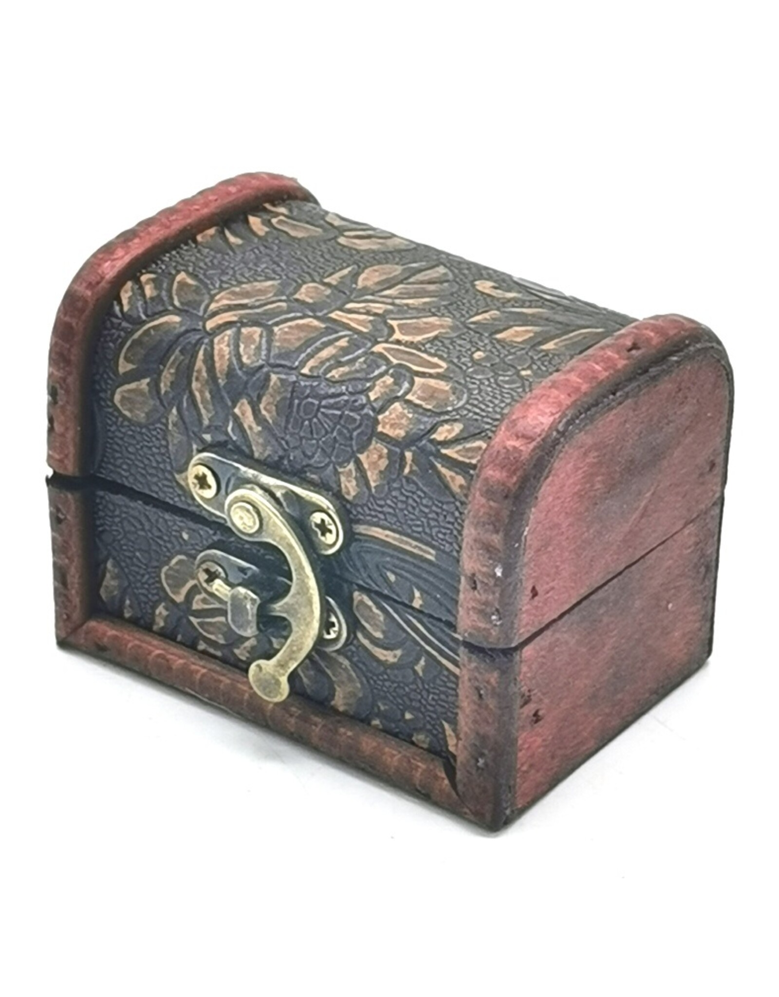 AWG Miscellaneous - Wooden Colonial Boxes  with Embossed Flowers set of 2