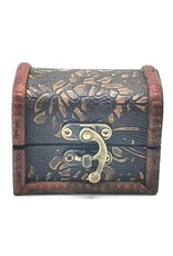 AWG Miscellaneous - Wooden Colonial Boxes  with Embossed Flowers set of 2
