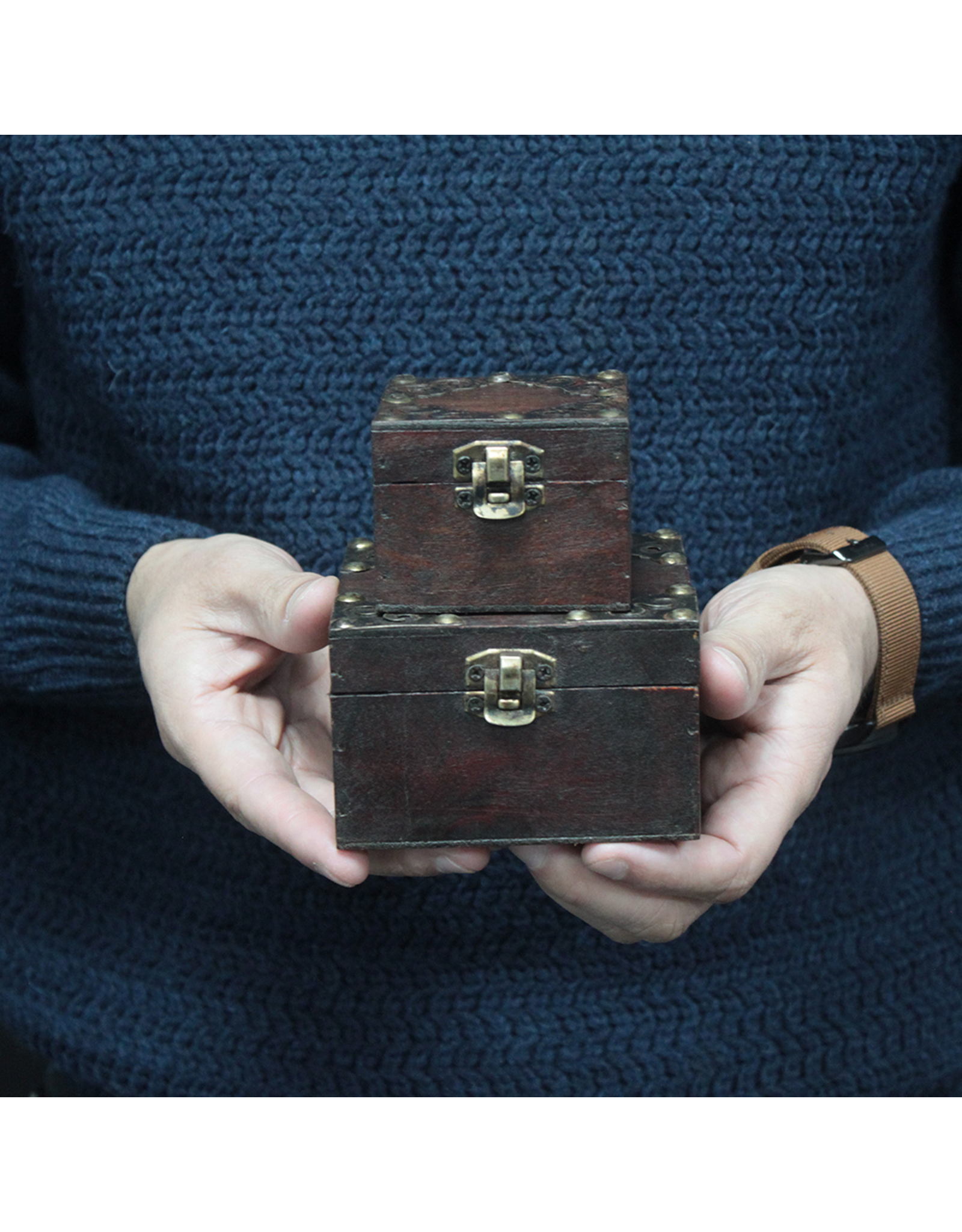 AWG Miscellaneous - Vintage Chests Set of 2 - 10 x 6 x10cm