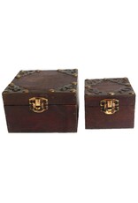 AWG Miscellaneous - Vintage Chests Set of 2 - 10 x 6 x10cm