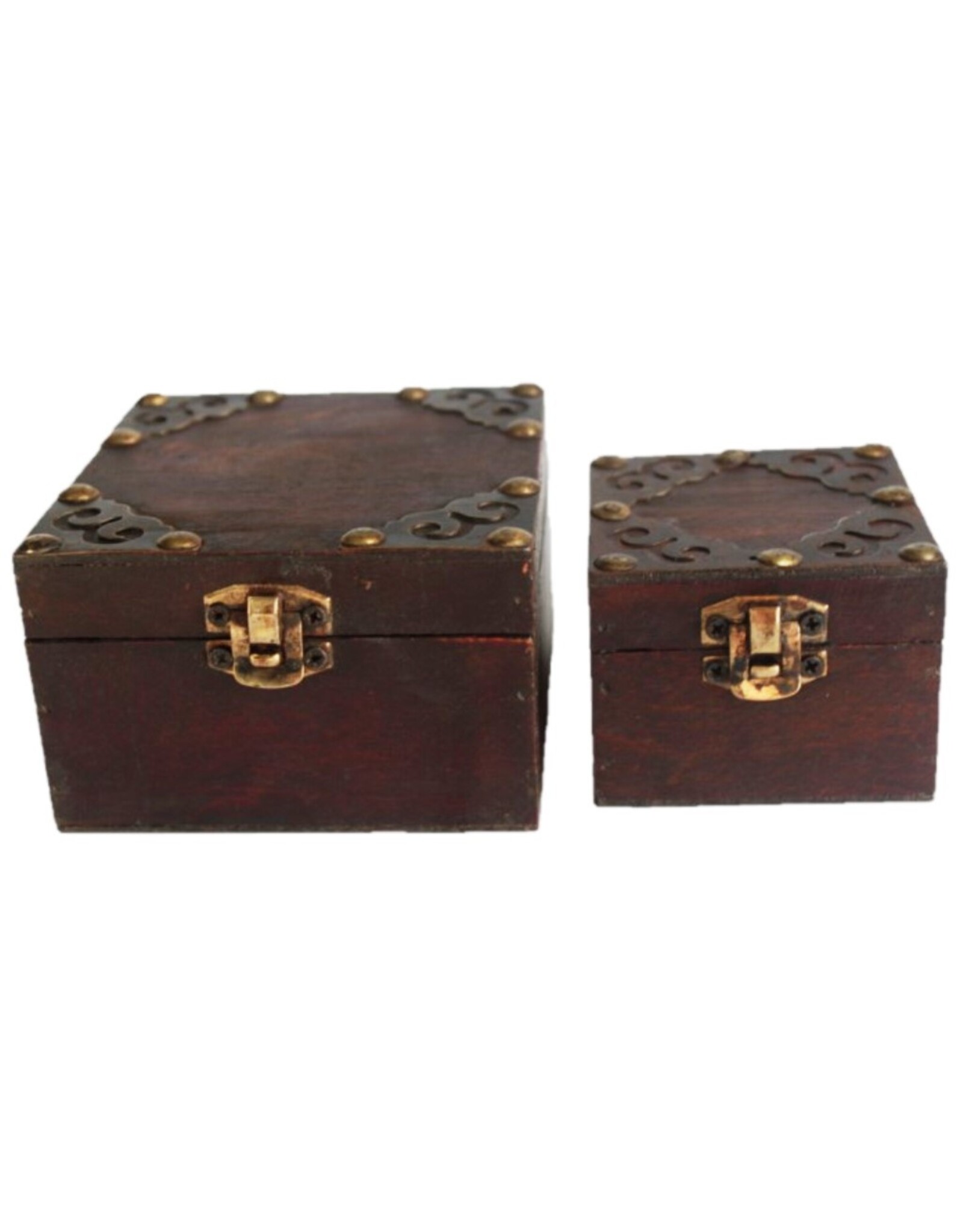 AWG Miscellaneous - Vintage Chests Set of 2 - 10 x 6 x10cm