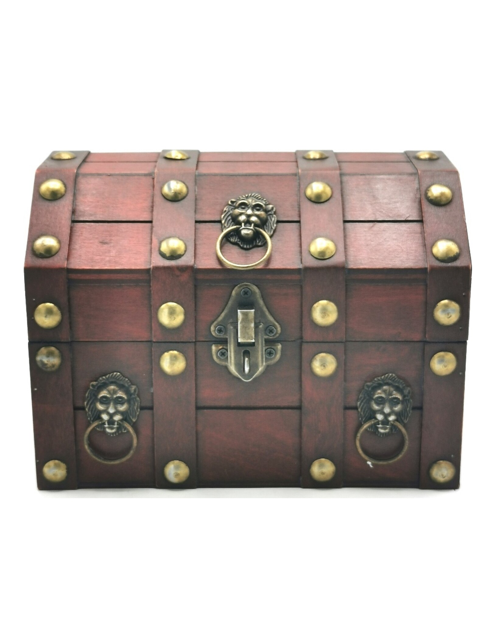 AWG Miscellaneous - Koloniale Schatkist met Leeuwenkop -  21x15,5x16cm