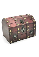 AWG Miscellaneous - Koloniale Schatkist met Leeuwenkop -  21x15,5x16cm