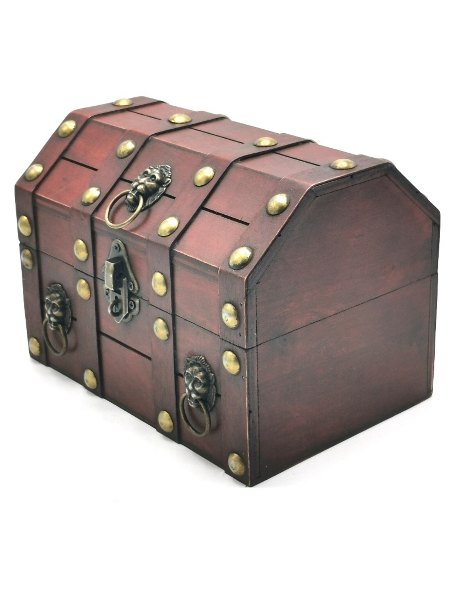 AWG Miscellaneous - Koloniale Schatkist met Leeuwenkop -  21x15,5x16cm