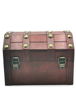 AWG Miscellaneous - Koloniale Schatkist met Leeuwenkop -  21x15,5x16cm