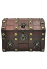 AWG Miscellaneous - Koloniale Schatkist met Leeuwenkop -  21x15,5x16cm