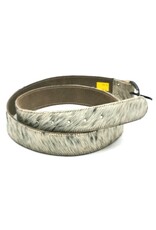 Trukado Leather belts and buckles - Cowhide Belt light grey - dark grey