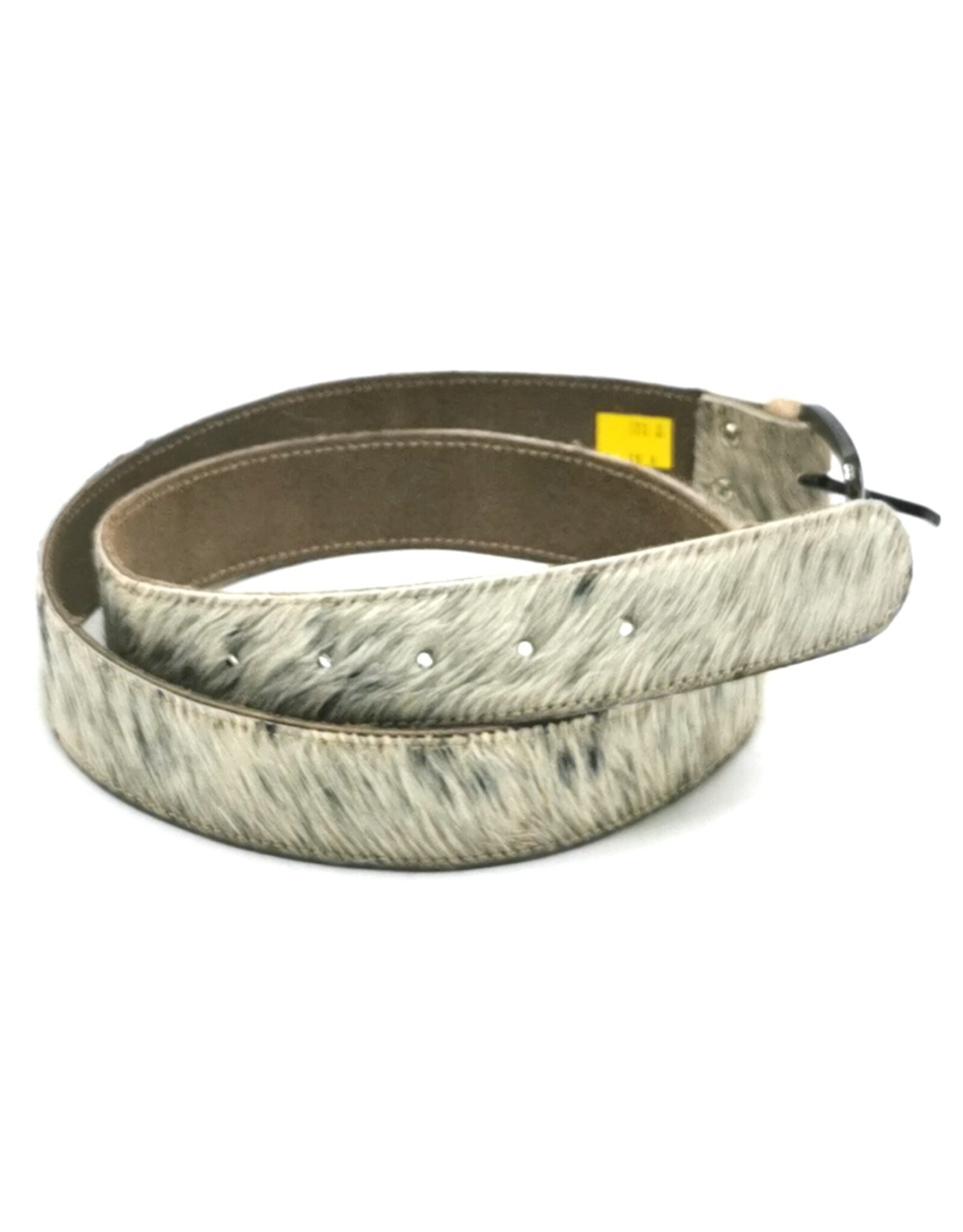Trukado Leather belts and buckles - Cowhide Belt light grey - dark grey