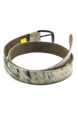 Trukado Leather belts and buckles - Cowhide Belt light grey - dark grey