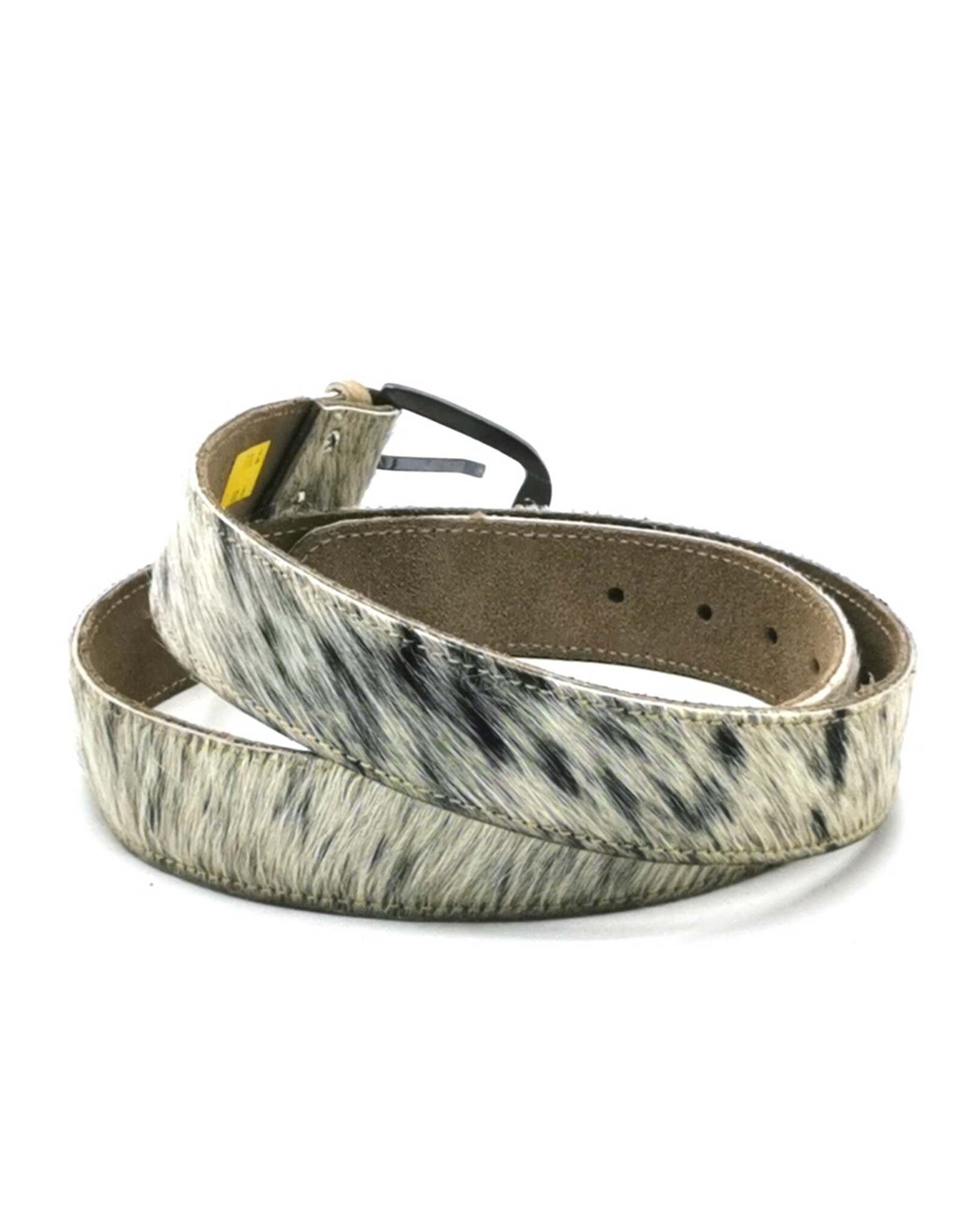 Trukado Leather belts and buckles - Cowhide Belt light grey - dark grey