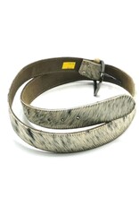 Trukado Leather belts and buckles - Cowhide Belt light grey - dark grey