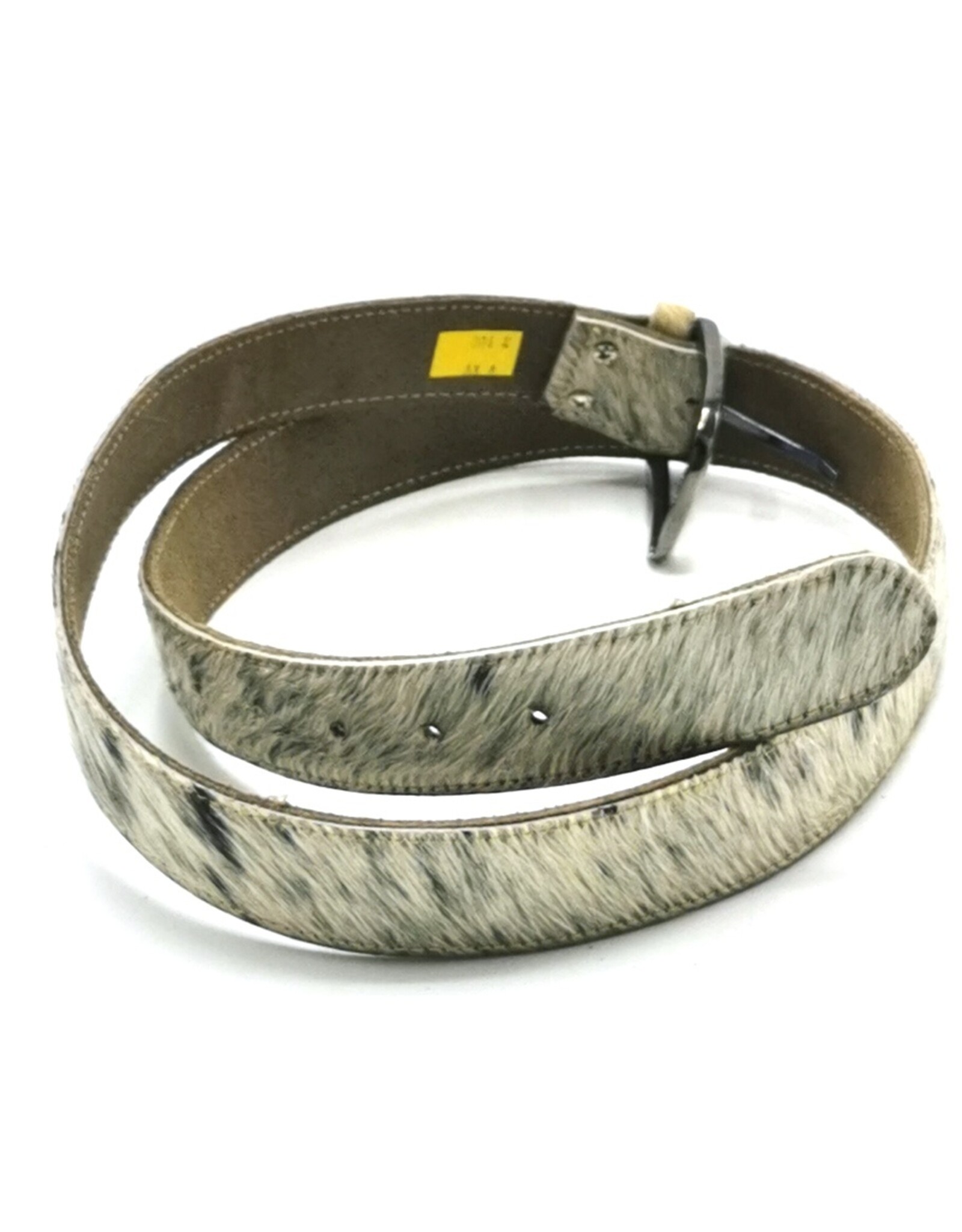 Trukado Leather belts and buckles - Cowhide Belt light grey - dark grey
