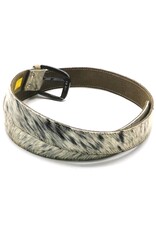 Trukado Leather belts and buckles - Cowhide Belt light grey - dark grey
