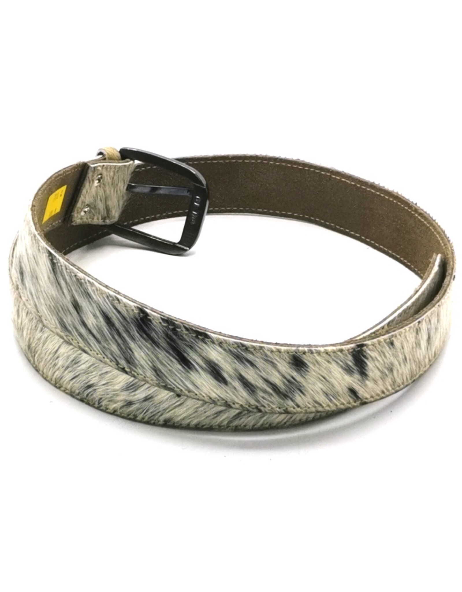 Trukado Leather belts and buckles - Cowhide Belt light grey - dark grey
