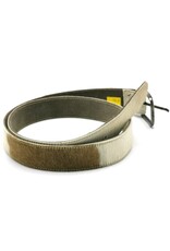 Trukado Leather belts and buckles - Cowhide belt Cream - brown