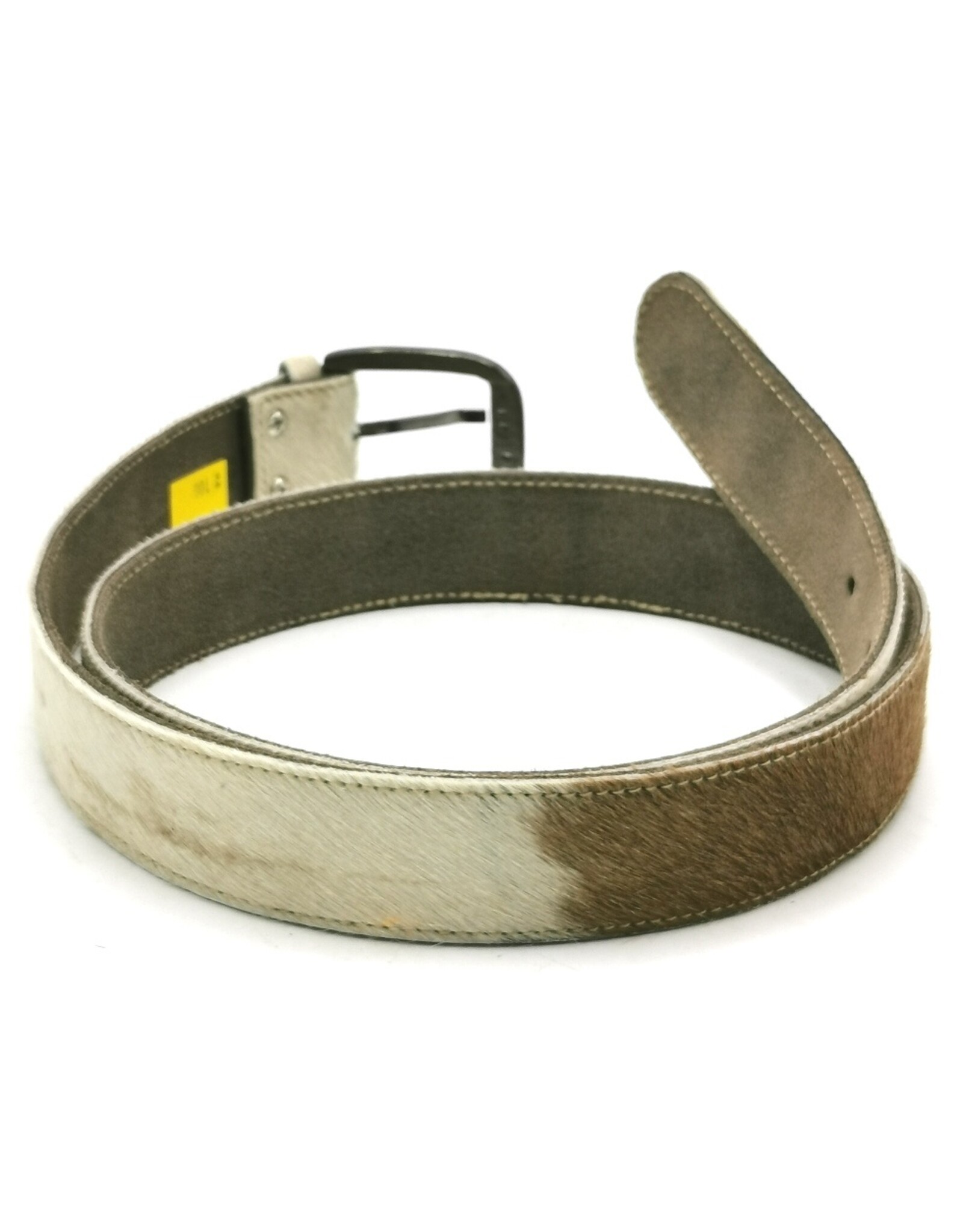 Trukado Leather belts and buckles - Cowhide belt Cream - brown