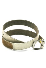Trukado Leather belts and buckles - Cowhide belt Cream - brown