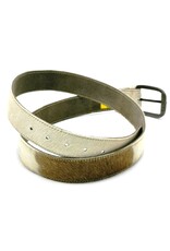 Trukado Leather belts and buckles - Cowhide belt Cream - brown