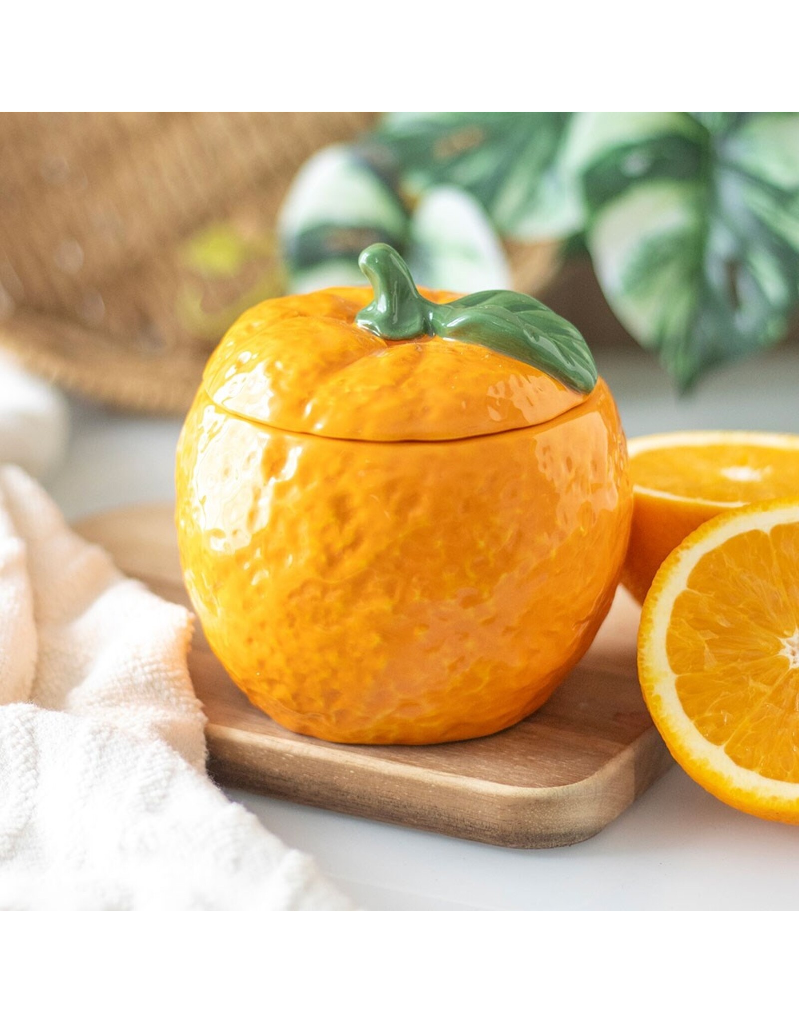 Something Different Miscellaneous - Orange Shaped Candle Jar
