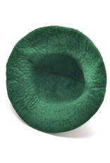 Trukado Miscellaneous - Vilten hoed - Sauna muts Paddenstoel groen-lichtgroen-rood