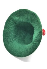 Trukado Miscellaneous - Felt hat - Sauna cap "Mushroom" green-light green-red