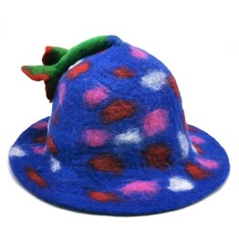 Trukado Felt hat - Sauna cap" Cheer up" hand felted, 100% wool