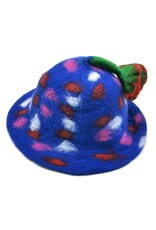 Trukado Miscellaneous - Vilten hoed - Sauna muts "Vrolijk op"  handgevilt, 100% wol