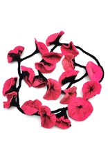 Trukado Miscellaneous -  Vilten Bloemen Slinger Flamingo, handgemaakt 180cm