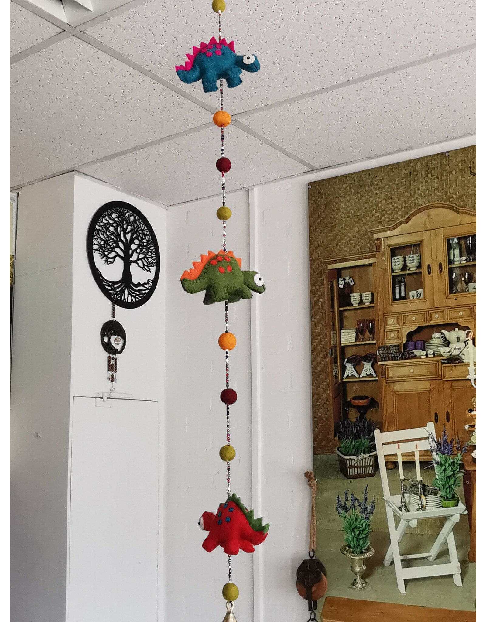 Trukado Miscellaneous - Felt Mobile Dinosaur handmade, approx 100cm