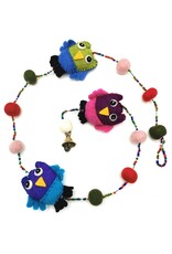 Trukado Miscellaneous - Felt Mobile Owls handmade, approx 100cm