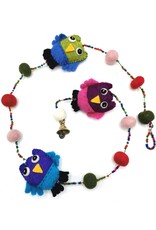 Trukado Miscellaneous - Felt Mobile Owls handmade, approx 100cm