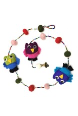 Trukado Miscellaneous - Felt Mobile Owls handmade, approx 100cm