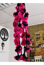Trukado Miscellaneous -  Vilten Bloemen Slinger Flamingo, handgemaakt 180cm