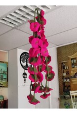 Trukado Miscellaneous - Vilten Bloemen Slinger Engine Pink  ca. 180cm