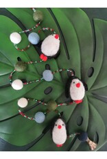 Trukado Miscellaneous - Felt Mobile Pinguin handmade, approx 100cm