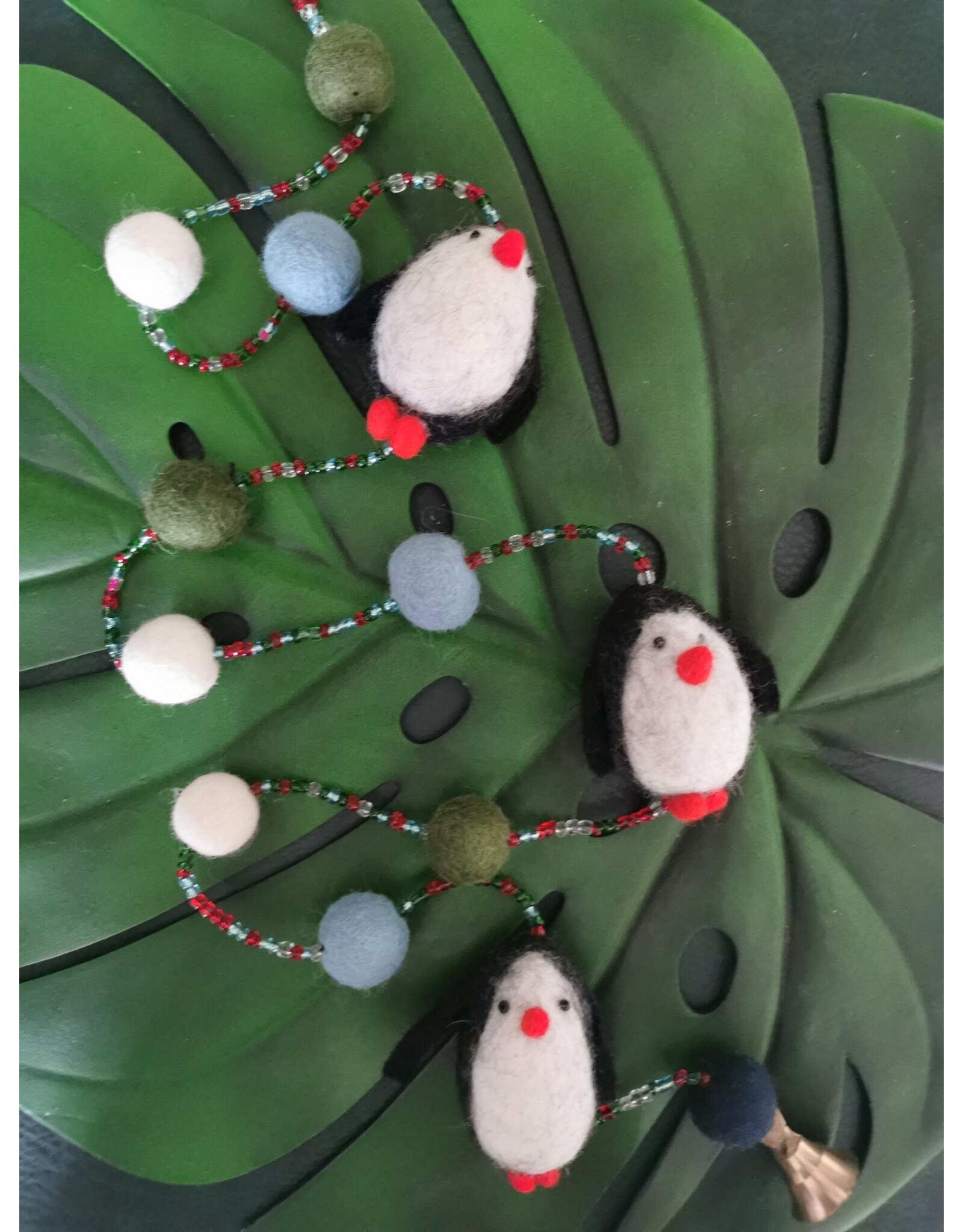 Trukado Miscellaneous - Felt Mobile Pinguin handmade, approx 100cm