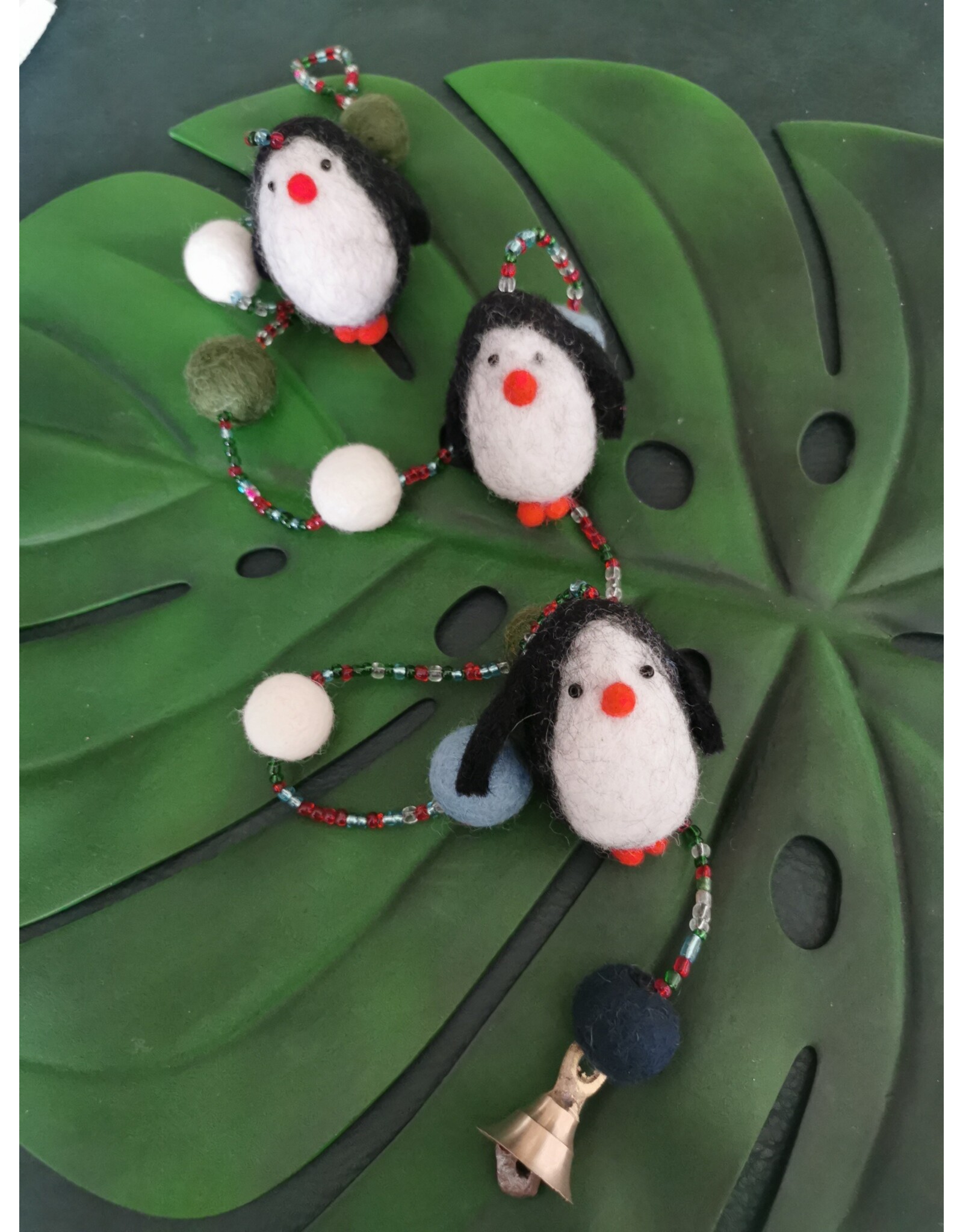 Trukado Miscellaneous - Felt Mobile Pinguin handmade, approx 100cm