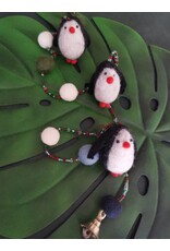 Trukado Miscellaneous - Vilten Mobiel Penguin handgemaakt, ca 100cm