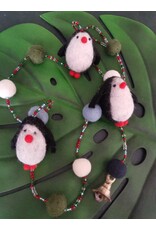 Trukado Miscellaneous - Felt Mobile Pinguin handmade, approx 100cm