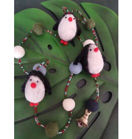 Trukado Felt Mobile Pinguin handmade, approx 100cm