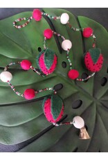 Trukado Miscellaneous - Felt Mobile Stawberry handmade, approx 100cm