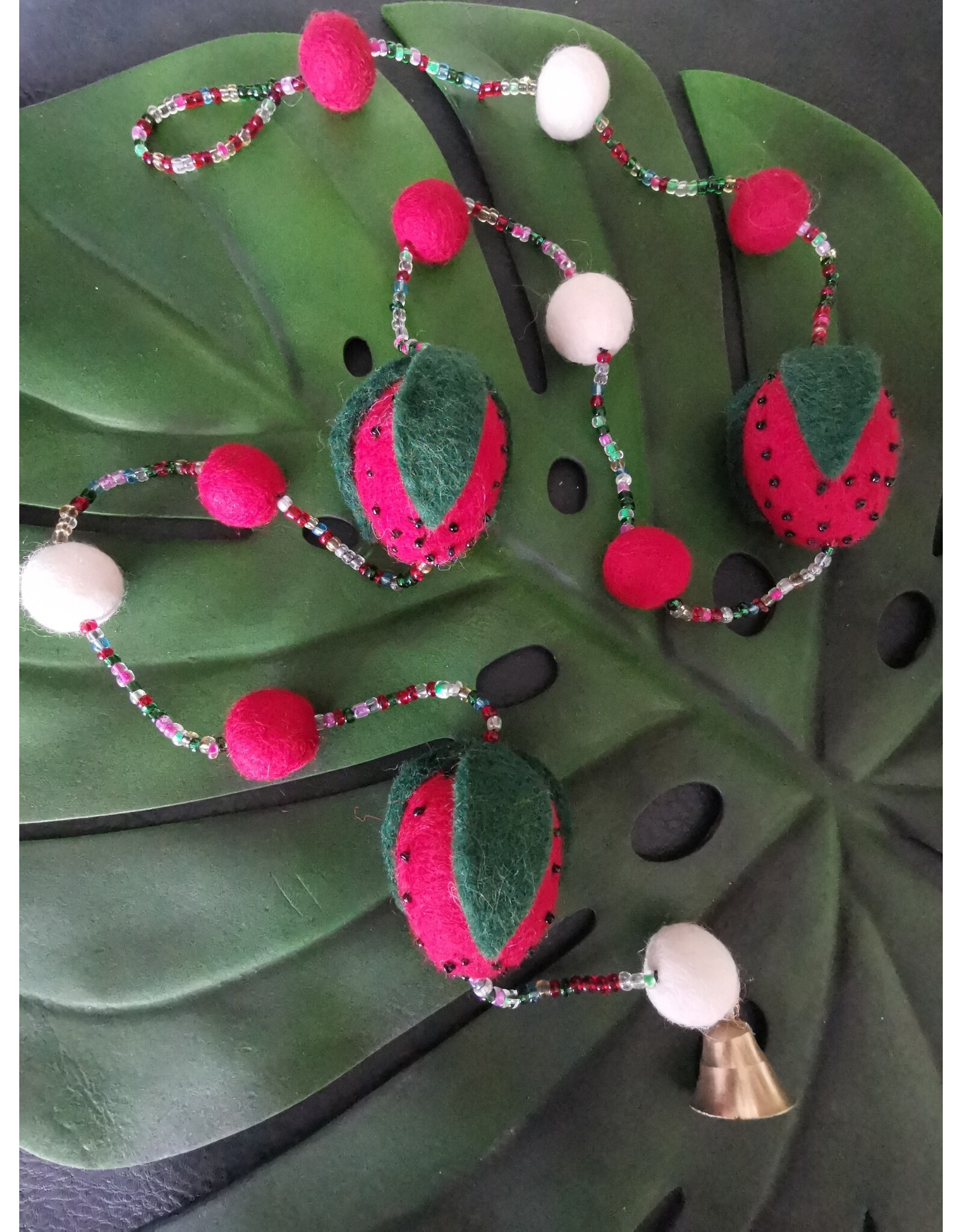 Trukado Miscellaneous - Felt Mobile Stawberry handmade, approx 100cm