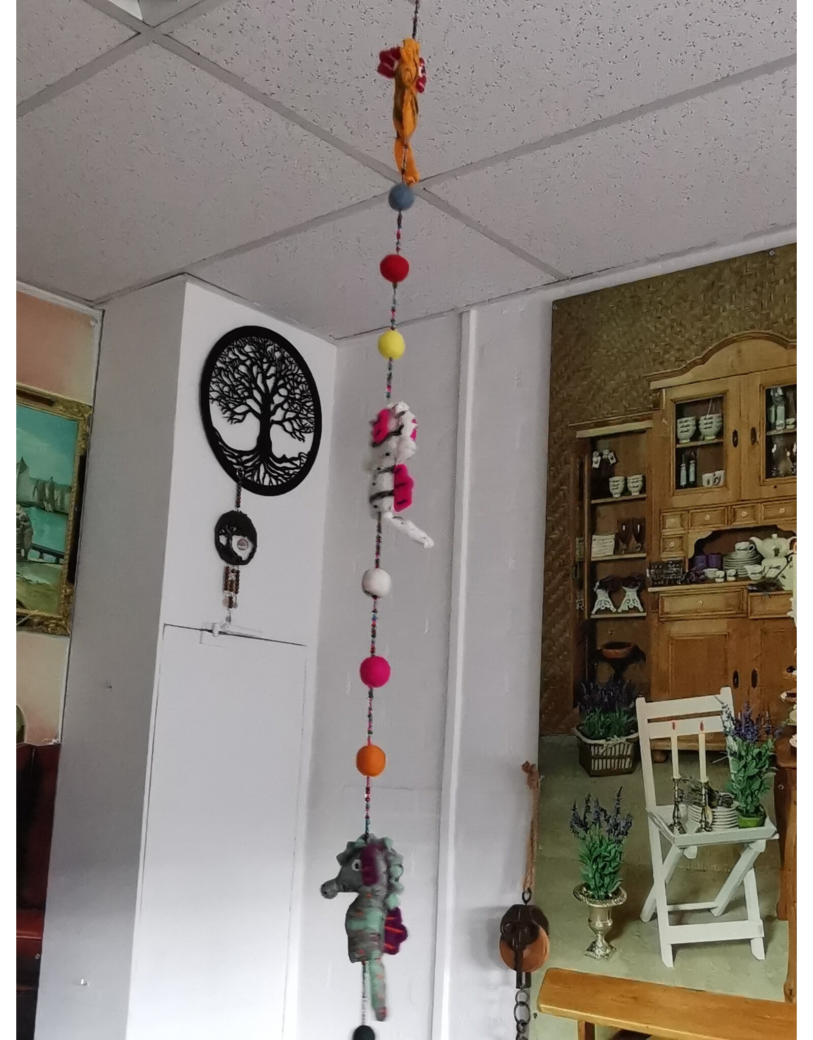Trukado Miscellaneous - Felt Mobile Seahorses handmade, approx 100cm